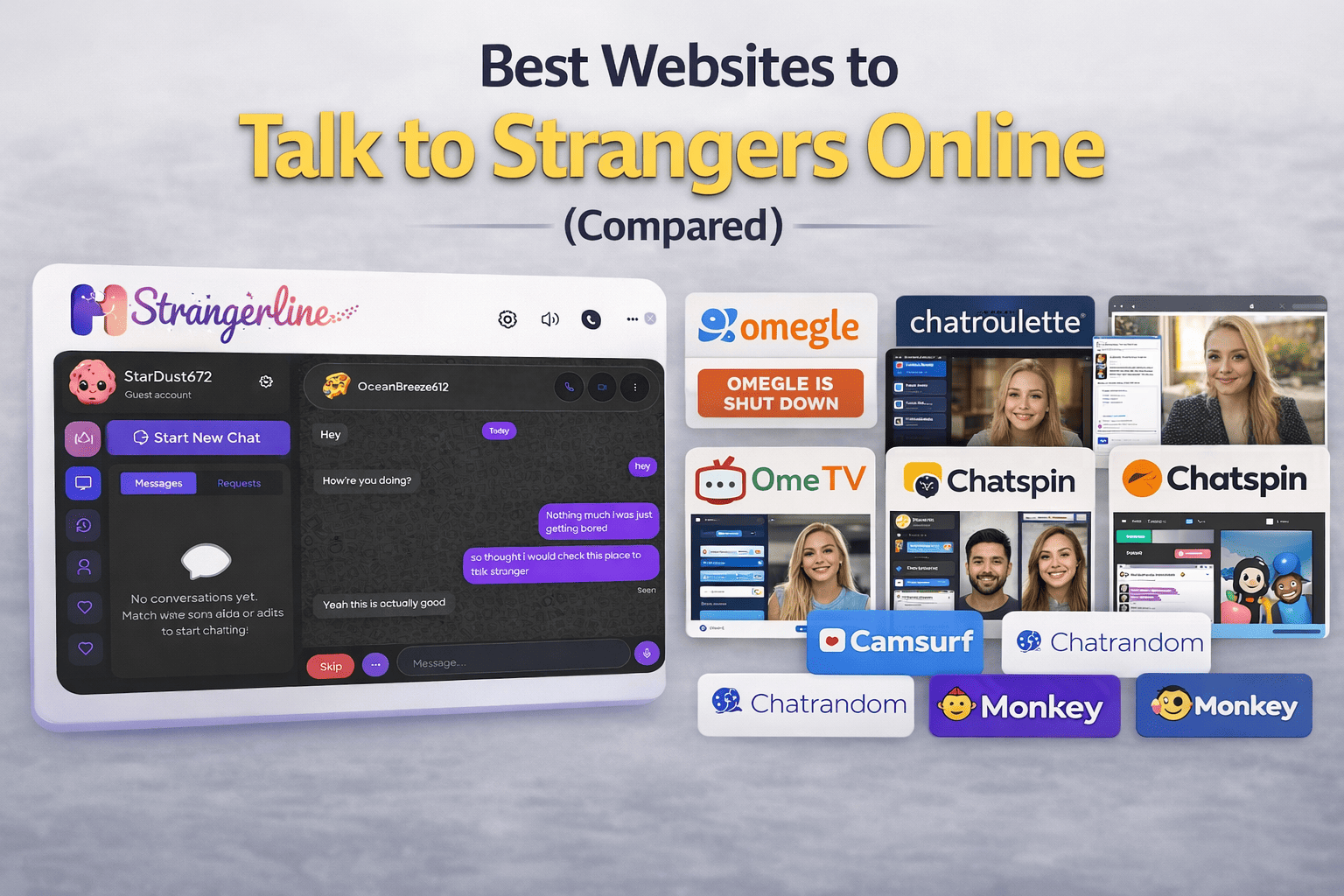 Best Websites to Talk to Strangers Online